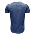 thumbnail image 7 of Shirts for Men 2025 Plus Size Fashion Cotton Linen Solid Color Casual Button Round Neck Pockets Short Sleeve T-shirt Top, 7 of 7