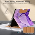 thumbnail image 4 of Funda MoKo para iPad de 11 pulgadas (2025/2022) con soporte para lápices, color morado, 4 of 8