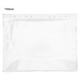 thumbnail image 2 of Zerodis 11 Holes File Pocket,100Pcs 11 Holes File Pocket Transparent Reusable A4 Protective Loose Leaf Documents Sheet,A4 Loose Leaf Documents Sheet, 2 of 8