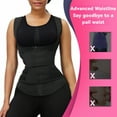 thumbnail image 2 of AONYIYI Women's Waist Trainer Vest,Double Belted Body Shaper Back with Zipper,M, 2 of 8