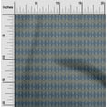 thumbnail image 2 of oneOone Velvet Blue Fabric Asian Ikat Sewing Craft Projects Fabric Prints By Yard 58 Inch Wide, 2 of 4