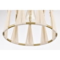 thumbnail image 3 of Amara 12 in. 1-Light Indoor Brass Finish Pendant Light with Light Kit, 3 of 5