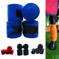 thumbnail image 3 of 9.8Ft 4Pcs Horse Leg Wraps Horse Leg Bandage For Horse Riding Show Perform Red, 3 of 7
