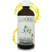PURÓLEO Frankincense Essential Oil - Boswellia Serrata, 4 FL OZ/120 ML (Large Bottle) 100% Pure Natural Undiluted, for Aromatherapy