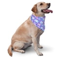 thumbnail image 2 of Daiia Blue Skull Daisy Pattern Pet Scarf for Dogs and Cats – Soft & Breathable Bandana, Comfortable Pet Accessory for Everyday Wear, 2 of 6