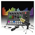 thumbnail image 2 of Live Sound Card, Dj Live Mixer, Bluetooth Sound Card Console, Recording Studio Sound Card, Used ,Easy to Operate, 2 of 6