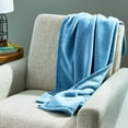 thumbnail image 2 of Parent's Choice Sea Angel Blue Cozy Chenille Blanket, 30" x 40", 2 of 8