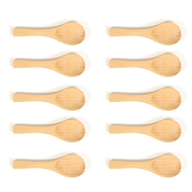 Toystoory Paquete de 10 cucharas de pequeñas, utensilios de comedor para niños, cucharadita de miel, condimentos de cocina para condimentos de Mostrada tipo 13 Toystoory HA059797-13B