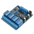 thumbnail image 3 of Bluetooth Relais, 4 Canaux Multi-Fonctions Canal de Contrôle Bluetooth Relais Mobile Bluetooth Relais Haut de Gamme, 3 of 8