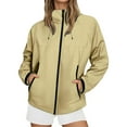 thumbnail image 1 of Veste Décontractée Légère Coupe-Vent pour Femme, Randonnée en Plein Air, Printemps Automne, Coupe-Vent, Manteau Coquille Souple pour Usage Quotidien, 1 of 7
