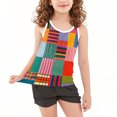 thumbnail image 2 of Économies d'Été! SROBPTY Garçons Filles Camisoles Sans Manches, Garçons Filles Enfants Garçons et Mode Imprimé Dégradé Doux Débardeur Bas Camisole Multicolore, 14 Ans, 2 of 5