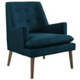 thumbnail image 2 of Modway Leisure Upholstered Lounge Chair in Azure, 2 of 5