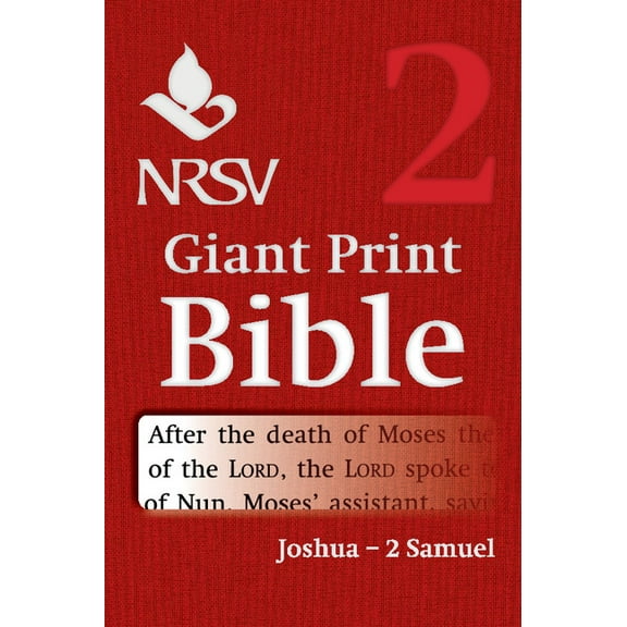 NRSV Giant Print Bible, (Paperback)