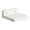White, variant on Small Shelf for Wall, 5 × 5 Inches Floating Shelves Set of 4, Rustic Wood Small Wall Mounted Shelves for Bedroom, Living Room, Kitchen, Bathroom Decor, Mini Display Shelf for Office,Brown