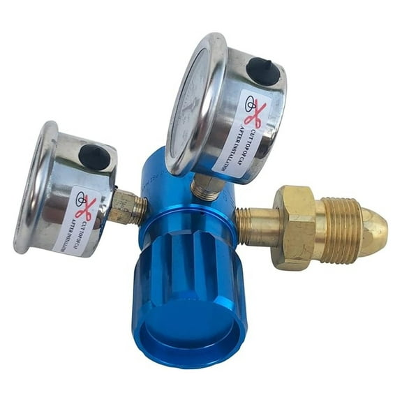 High Performance Compact Aluminum Argon Regulator 0-400PSI, High Flow Capacity of 45CFM