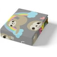 thumbnail image 3 of Erosebridal Sloth Bed Sheets Set Cute Animal Pattern Bedding Twin Size Includes 1 Fitted Sheets & 1 Pillowcase (No Flat Sheet), 3 of 4