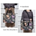 thumbnail image 6 of FORMRS 16" Laptop Bag Carrying Sleeve Case with Handle Travel Shoulder Briefcase, Neon Llamas Pattern, 6 of 8