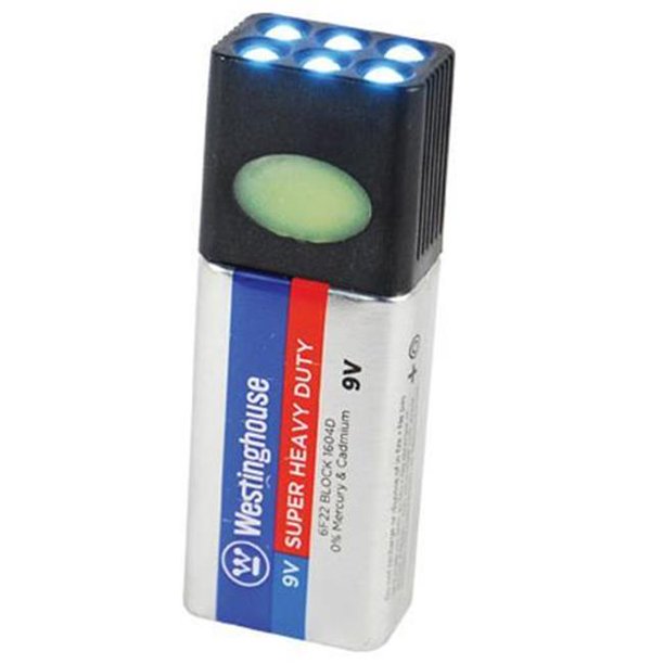 Safety Technology BLOCKLITE Blocklite 9volt Battery LED Flashlight