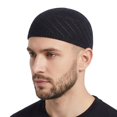 thumbnail image 6 of Slccxzc Black Knitted Mesh Skull Cap 4-Pack Lightweight Breathable Crochet Beanie Cap Adults Outdoor Daily Headwear, 6 of 7