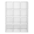 thumbnail image 7 of Topcobe Cube Storage Organizer, Book Shelf 12 Cube Storage Unit for Clothes, Plastic Cube Storage Shelves for Bedroom Living Room Office, White, 7 of 7
