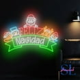 thumbnail image 2 of Shinelab Feliz Navidad Santa Neon Sign, Merry Christmas Led Sign, Christmas Holiday Wall Decor, Xmas Gift 1248, 2 of 5