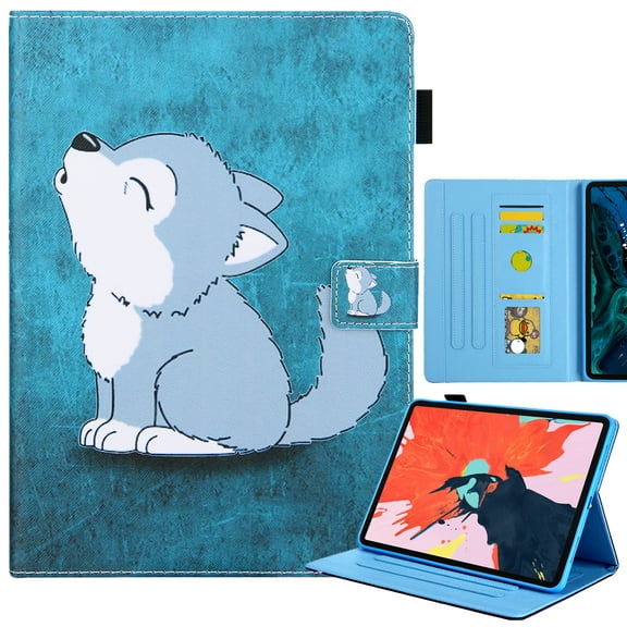 TECH CIRCLE Case for 2022 Apple 10.9-inch iPad (10th Generation) - Protective Smart Stand Flip Case, Cute Fox