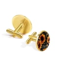 thumbnail image 3 of Sunflower Elegant Shirt Cufflinks for Men, Made of Stainless Steel, for Formal Attire, 3 of 6