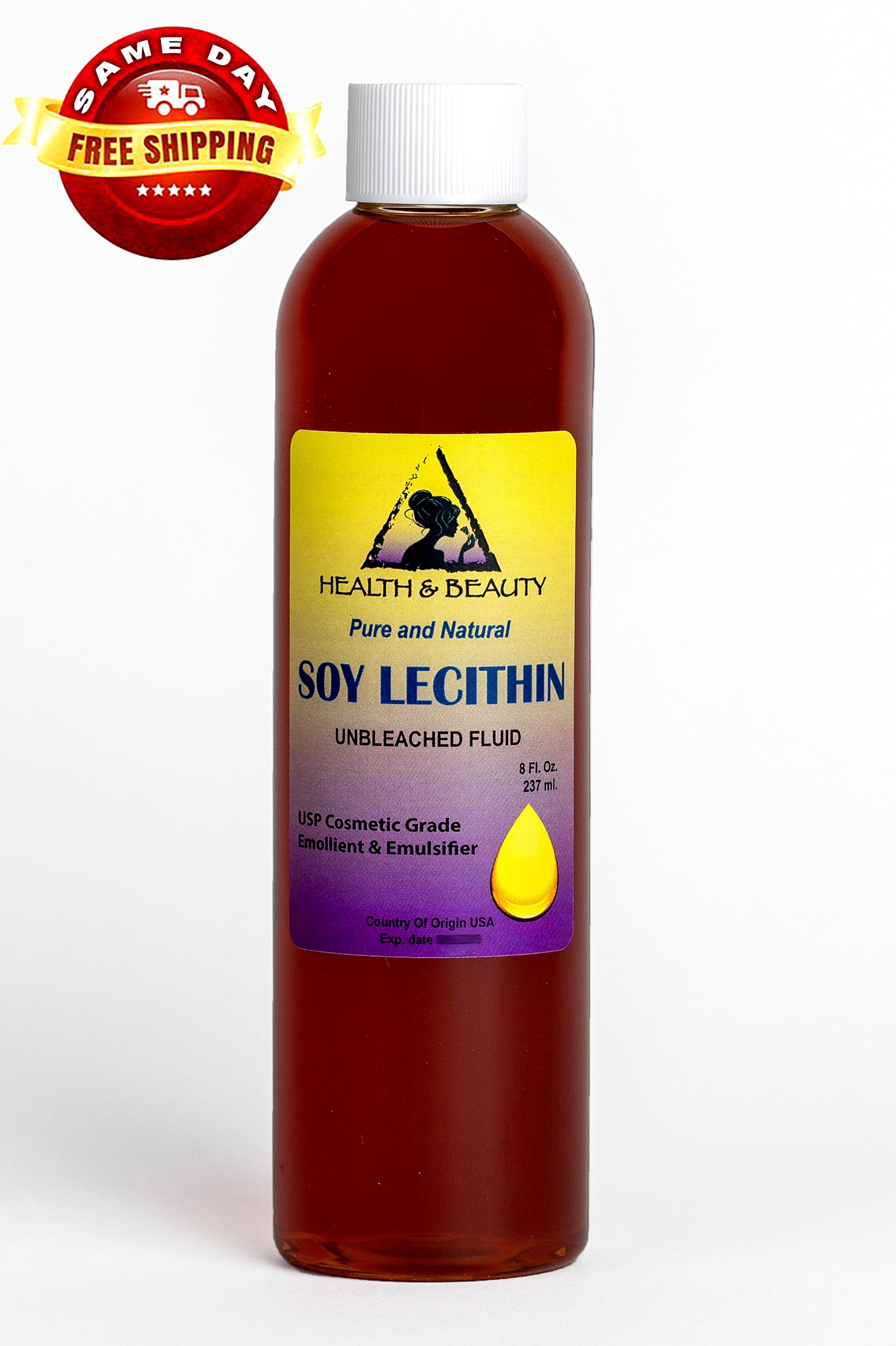 LECITHIN SOY UNBLEACHED FLUID LIQUID EMULSIFIER STABILIZER EMOLLIENT