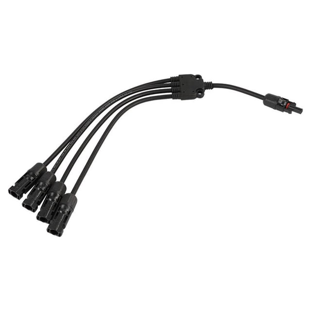 Methold Adaptador a prueba de agua para Panel Solar, reemplazo de Cable eléctrico, extensor de bloqueo automático, divisor de Cable de cobre Electrónica miscelánea