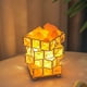thumbnail image 3 of Lámpara de noche de piedra de sal NQ cristal natural cubo de Rubik, 3 of 4