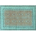 thumbnail image 1 of Ahgly Company Indoor Rectangle Oriental Light Blue Traditional Area Rugs, 7' x 10', 1 of 4