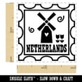 thumbnail image 2 of Netherlands Passport Travel Self-Inking Rubber Stamp Ink Stamper - Pink Ink - Small 1 Inch, 2 of 7
