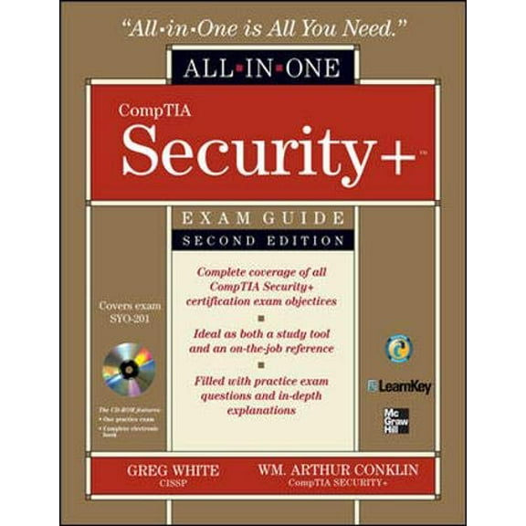 Pre-Owned CompTIA Security+ All-in-One Exam Guide, Second Edition (Exam SY0-201) (Hardcover) 0071601279 9780071601276