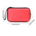 thumbnail image 2 of Tnarru Organisateur d'Accessoires Électroniques, Pochette de Rangement Portable en EVA, Étui Étanche pour Écouteurs avec Câble USB, Carte SD, Écouteurs Rouges, 2 of 2