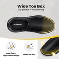 thumbnail image 3 of Fittington Men's Wide Width Slip On Dress Shoes Water-Resistant Lightweight Casual Business Oxfords Leather Shoes 10.5 Wide, 3 of 11