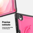 thumbnail image 4 of XYX Case for Samsung Galaxy Tab S11 (2025) with Rotating Stand, Shoulder Strap, 2in1 Shockproof Cover, Rose, 4 of 7