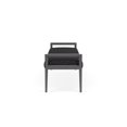 thumbnail image 2 of Pemberly Row Waiting Reception 3 Seat Bench Wood Frame in Gray, 2 of 5
