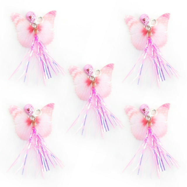 Rubans de Remplacement pour Bâton pour Chat, 5 Pcs, Accessoires de Baguette pour Chat, Recharges de Teaser pour Animaux