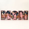 thumbnail image 1 of Light Up MOM DAD Board Sign DAD MOM Wall Hanging Plaque Sign Home Decor Birthday Gift for Mom and Dad, 1 of 6