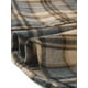 thumbnail image 5 of Camisa a cuadros estilo Western Allegra K de Algodón Clásico con botones Marrón claro S, 5 of 6