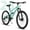 Blue, variant on POVANLI  26 Inch Mountain Bike Adult Full Shimano 21 Speed Mountain Bike, Dual Disc Brake, Aluminum Frame Disc Brake, Front Suspension, Mountain biking for both men and women, Blue (Gift)