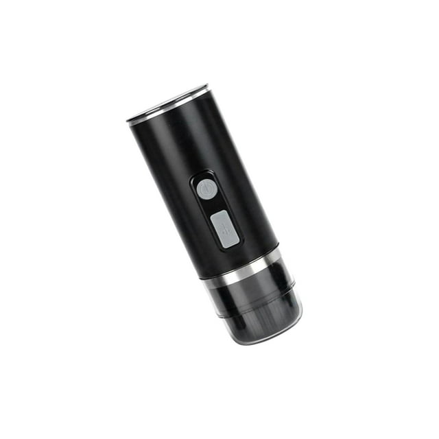 VONKY Cafetière Expresso Portable Rechargeable Noire Petite pour Conduite en Extérieur