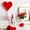 White, variant on Dnogom Valentine's Day Decoration "LOVE" Wooden Ladder Decor, 5.91in Tabletop Ornament, Romantic Home Party Shelf Decor
