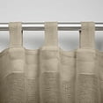 thumbnail image 7 of Exclusive Home Curtains Miami Semi-Sheer Indoor/Outdoor Tab Top Curtain Panel Pair, 54x84, Taupe, 7 of 7