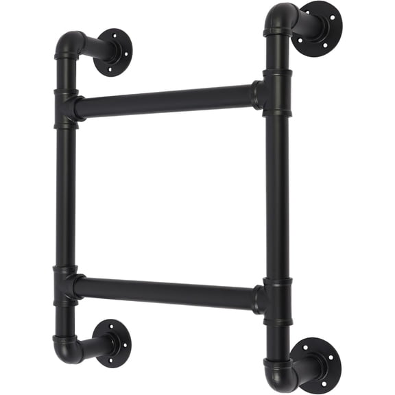 2-Step Wall/Floor Mounted Ladder Heavy Duty Metal Bed Ladder for Loft RV Bunk & Attic Egress Exit for Basement Window Wells Dorm Compact Step Stool