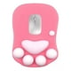 thumbnail image 2 of Alfombrilla Mouse Pad Ergonomico BELUG con reposamuñecas Gato Negro Huellas rosas, 2 of 5