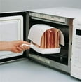 thumbnail image 4 of Bacon Tray Rack Microwave Bacon Cooker Shelf Rack High Temperature Resistance HUJTYs Non-Stick Microwave Bacon & Meat Cooker Tray, 4 of 8