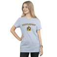 thumbnail image 2 of Harry Potter Womens Hufflepuff Crest Cotton Boyfriend T-Shirt, 2 of 3