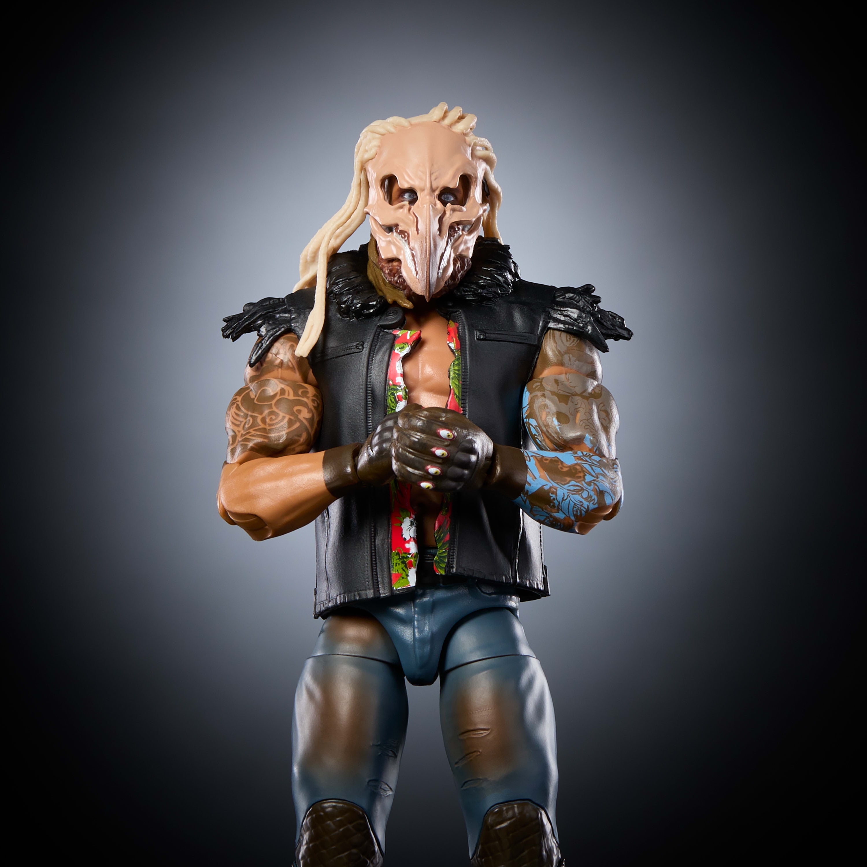 Figurine d’action WWE Elite Dexter Lumis, série #119, objet de collection 6 pouces avec articulation et accessoires