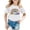 White, variant on XEGLSBU Girls Shirts Size 12-14 Stylish Girls Tops for Loose Fit Tees & Shirts for Ages 3 16 for Spring and Summer Easy to Clean Great For Yellow Size 8-9 Years